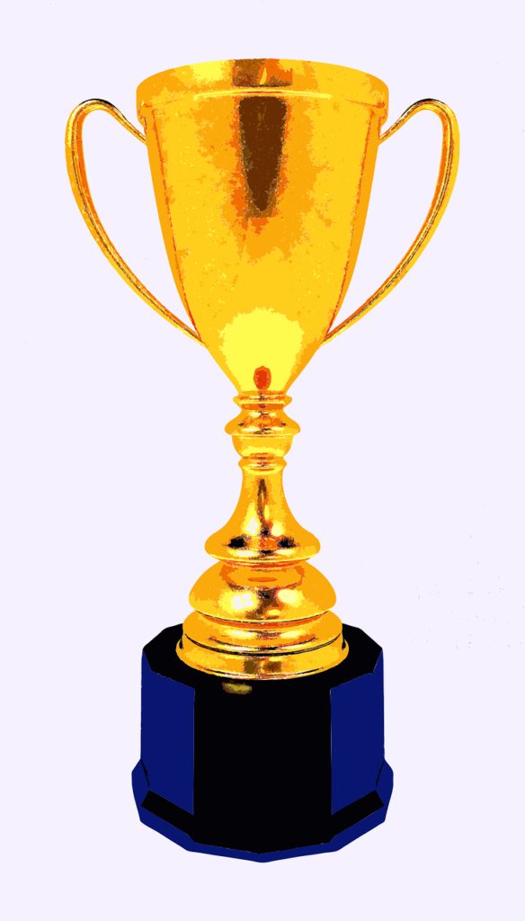 trophy, award, winner